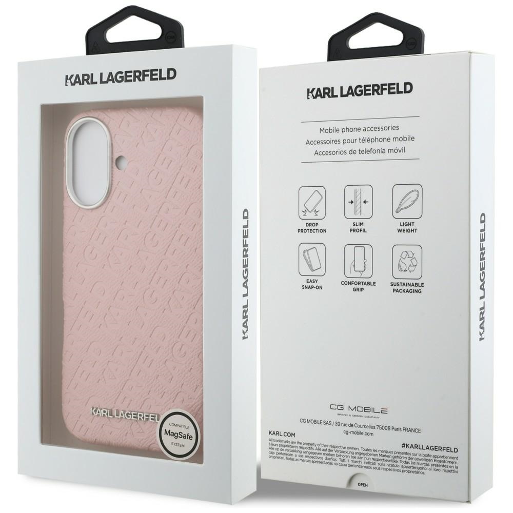 iTok webáruház - Karl Lagerfeld Karl Lagerfeld FW Stamped Karl MagSafe tok iPhone 16 készülékhez (rózsaszín) 8 Karl Lagerfeld FW Stamped Karl MagSafe iPhone 16 Case (rózsaszín)