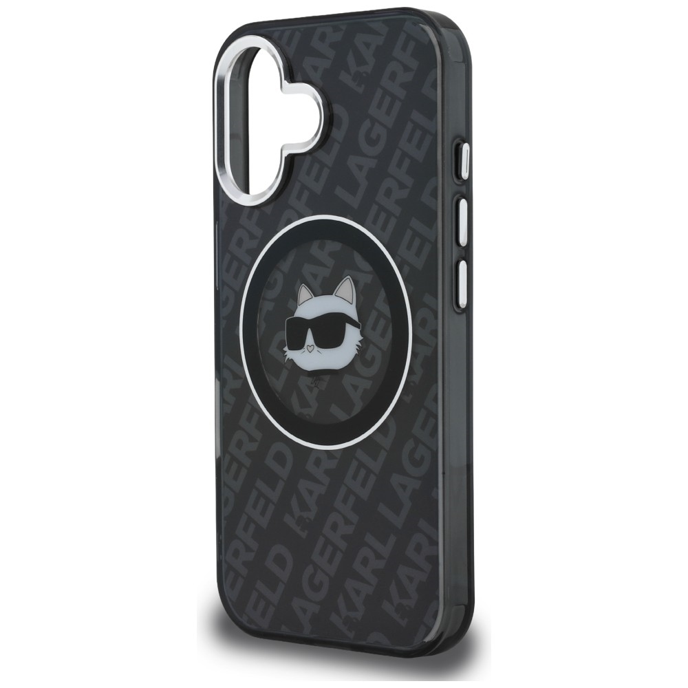 iTok webáruház - Karl Lagerfeld Karl Lagerfeld IML Choupette Head Logo MagSafe tok iPhone 16-hoz (fekete) 6 Karl Lagerfeld IML Choupette Head Logo MagSafe Case for iPhone 16 (fekete)