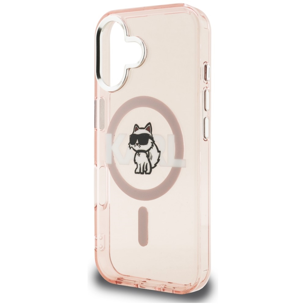 iTok webáruház - Karl Lagerfeld Karl Lagerfeld IML Choupette Sketch Logo MagSafe tok iPhone 16-hoz (rózsaszín) 6 Karl Lagerfeld IML Choupette Sketch Logo MagSafe iPhone 16 Case (rózsaszín)