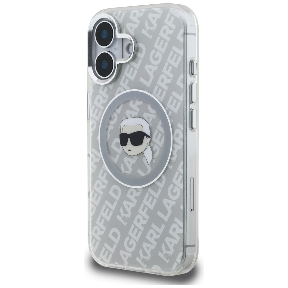 iTok webáruház - Karl Lagerfeld Karl Lagerfeld IML Karl Head Logo MagSafe tok iPhone 16-hoz (szürke) 2 Karl Lagerfeld IML Karl Head Logo MagSafe Case for iPhone 16 (szürke)