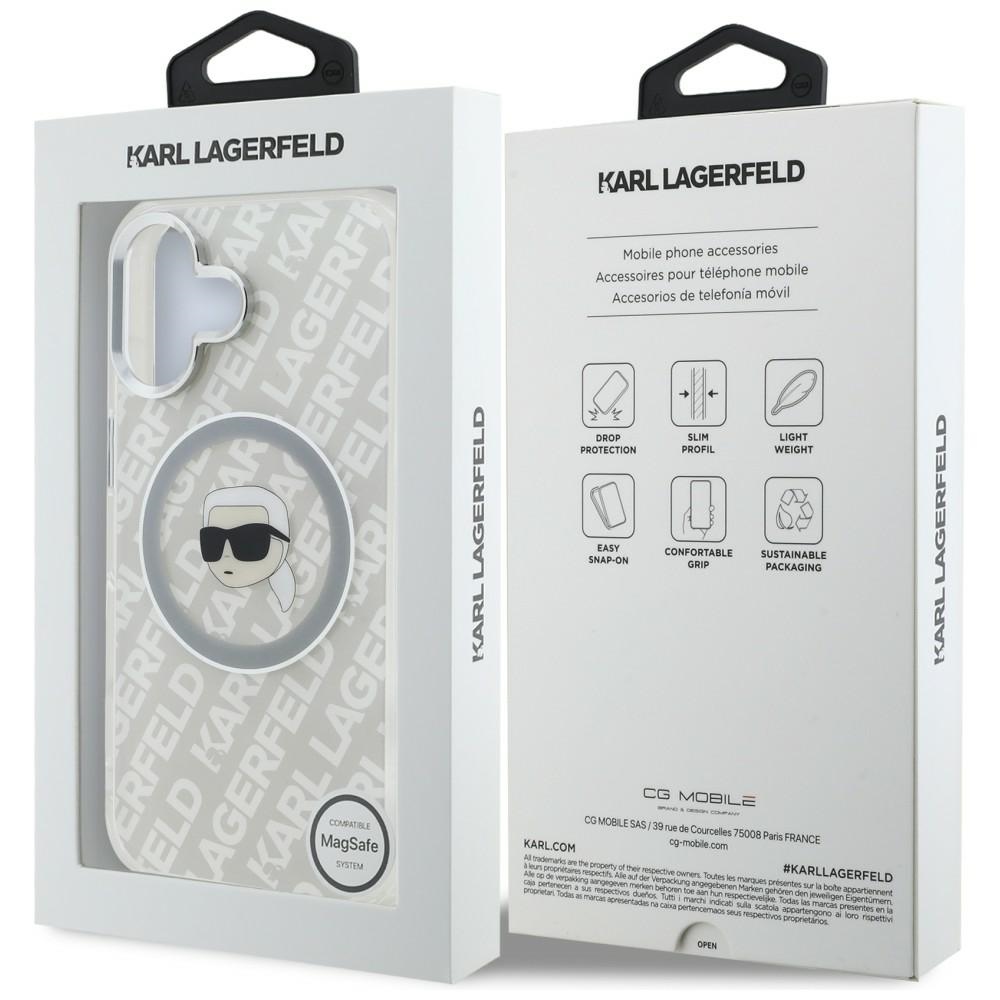 iTok webáruház - Karl Lagerfeld Karl Lagerfeld IML Karl Head Logo MagSafe tok iPhone 16-hoz (szürke) 8 Karl Lagerfeld IML Karl Head Logo MagSafe Case for iPhone 16 (szürke)