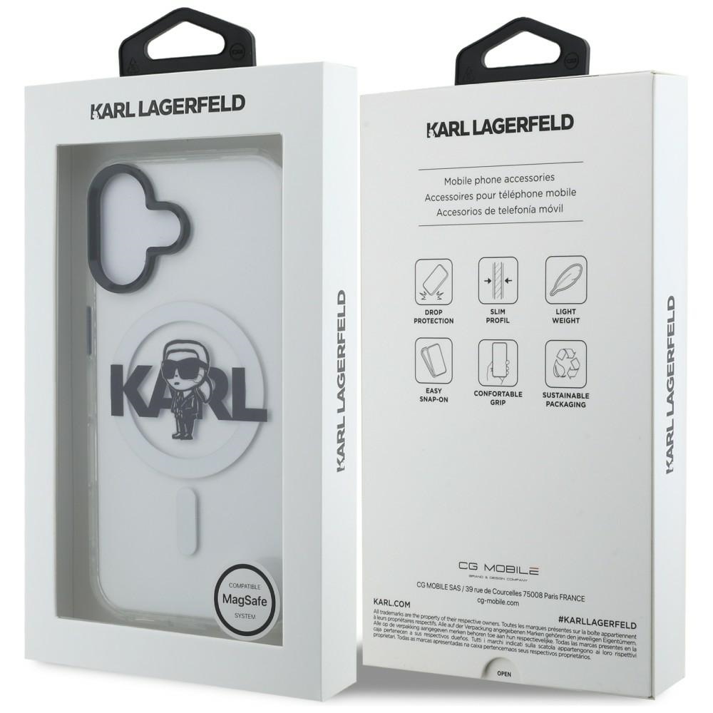 iTok webáruház - Karl Lagerfeld Karl Lagerfeld IML Karl Sketch Logo MagSafe tok iPhone 16-hoz (átlátszó) 8 Karl Lagerfeld IML Karl Sketch Logo MagSafe Case for iPhone 16 (átlátszó)