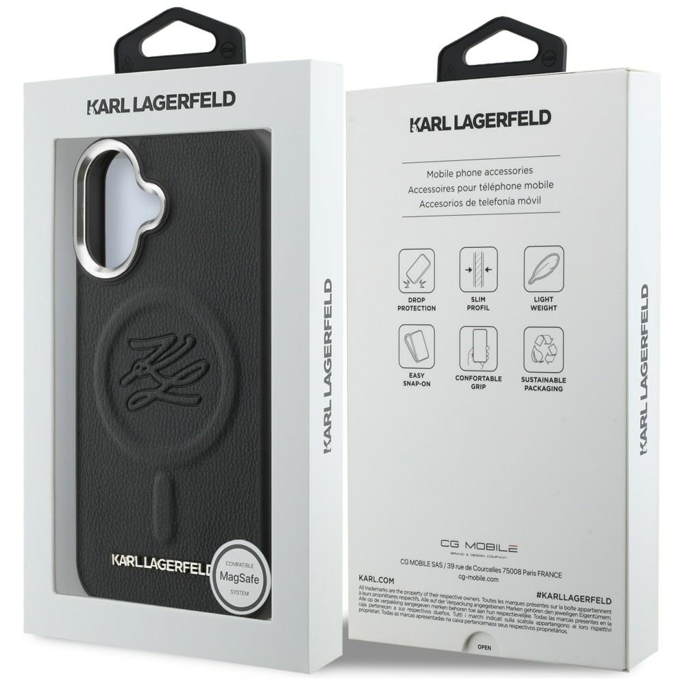 iTok webáruház - Karl Lagerfeld Karl Lagerfeld Initial & Metal Logo MagSafe tok iPhone 16-hoz (fekete) 8 Karl Lagerfeld Initial & Metal Logo MagSafe Case for iPhone 16 (fekete)