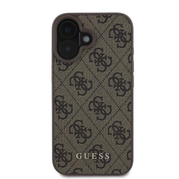 iTok webáruház - Guess Guess 4G Classic iPhone 16 tok (barna) 3 Guess 4G Classic iPhone 16 Case (barna)
