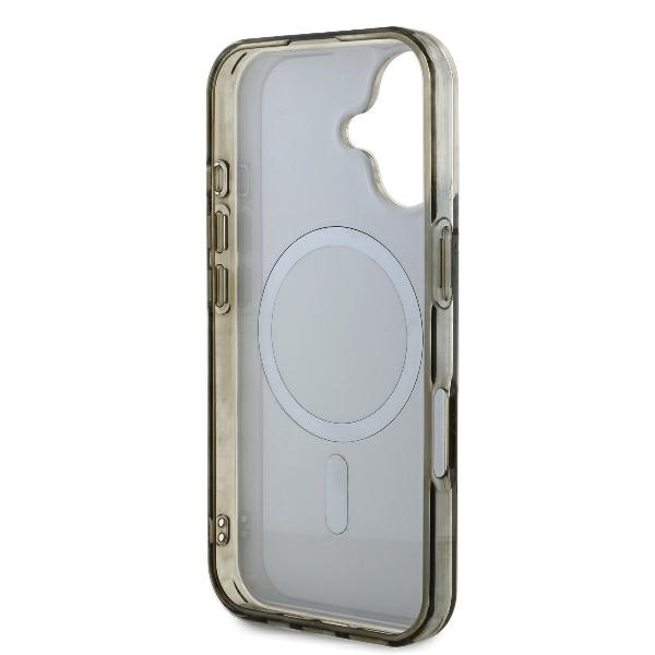 iTok webáruház - Guess Guess IML 4G Background MagSafe tok iPhone 16 készülékhez (barna) 7 Guess IML 4G Background MagSafe iPhone 16 Case (barna)