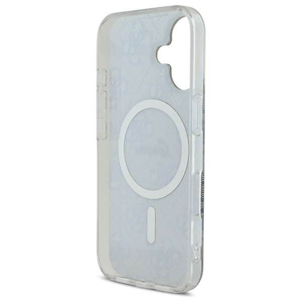 iTok webáruház - Guess Guess IML 4G MagSafe tok iPhone 16 készülékhez (kék) 7 Guess IML 4G MagSafe iPhone 16 Case (kék)