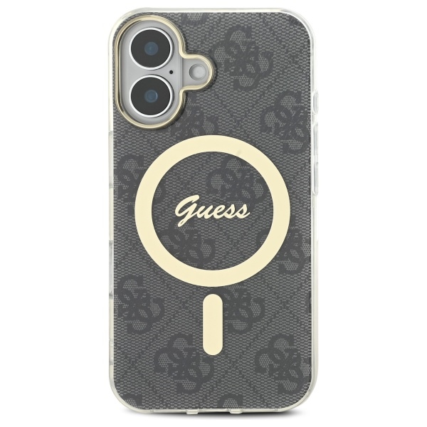 iTok webáruház - Guess Guess IML 4G MagSafe iPhone 16 tok (fekete) 3 Guess IML 4G MagSafe iPhone 16 Case (fekete)