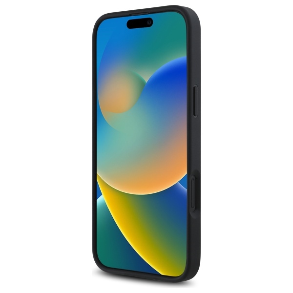 iTok webáruház - Guess Guess GUHMP16SP4ROPEMCK iPhone 16 6,1 hüvelykes fekete kemény tok 4G Flowers Print MagSafe 5 Guess GUHMP16SP4ROPEMCK iPhone 16 6.1" black/black hardcase 4G Flowers Print MagSafe
