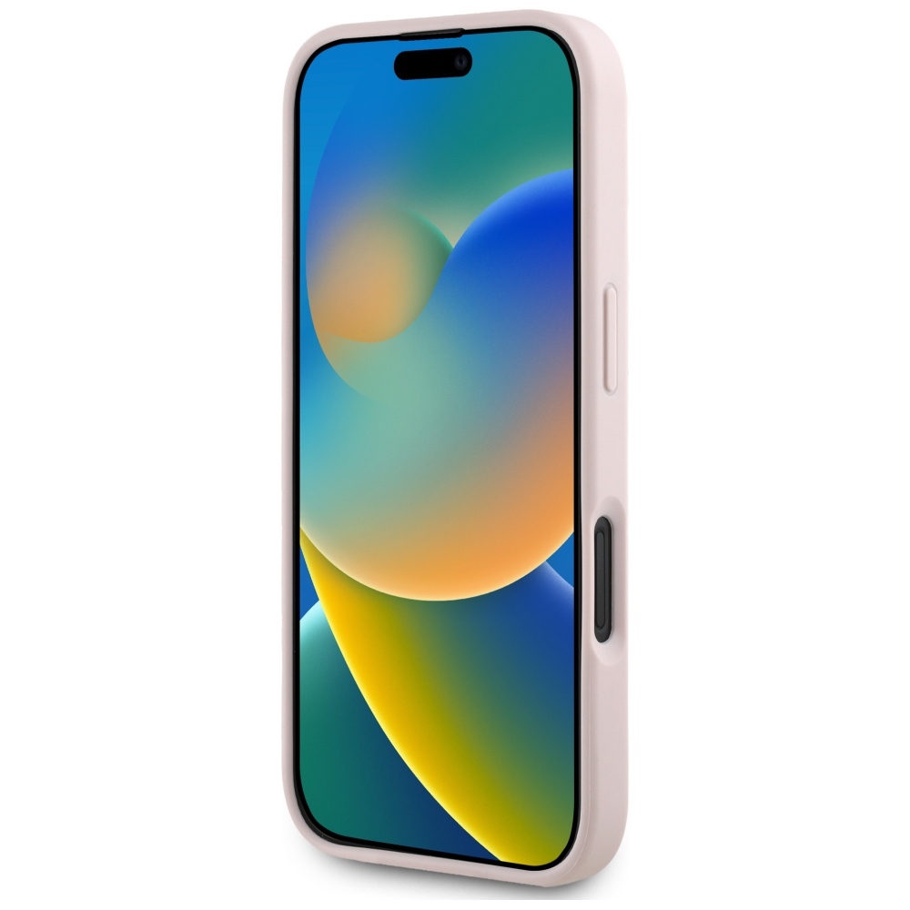 iTok webáruház - Guess Guess Grained Big 4G Logo Small Classic Logo tok iPhone 16-hoz (rózsaszín) 5 Guess Grained Big 4G Logo Small Classic Logo case for iPhone 16 (rózsaszín)