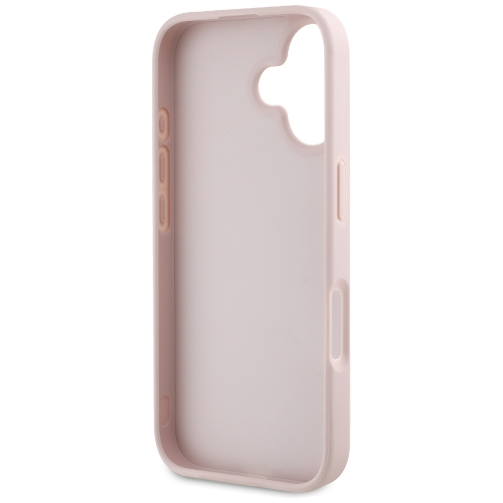 iTok webáruház - Guess Guess Grained Big 4G Logo Small Classic Logo tok iPhone 16-hoz (rózsaszín) 7 Guess Grained Big 4G Logo Small Classic Logo case for iPhone 16 (rózsaszín)