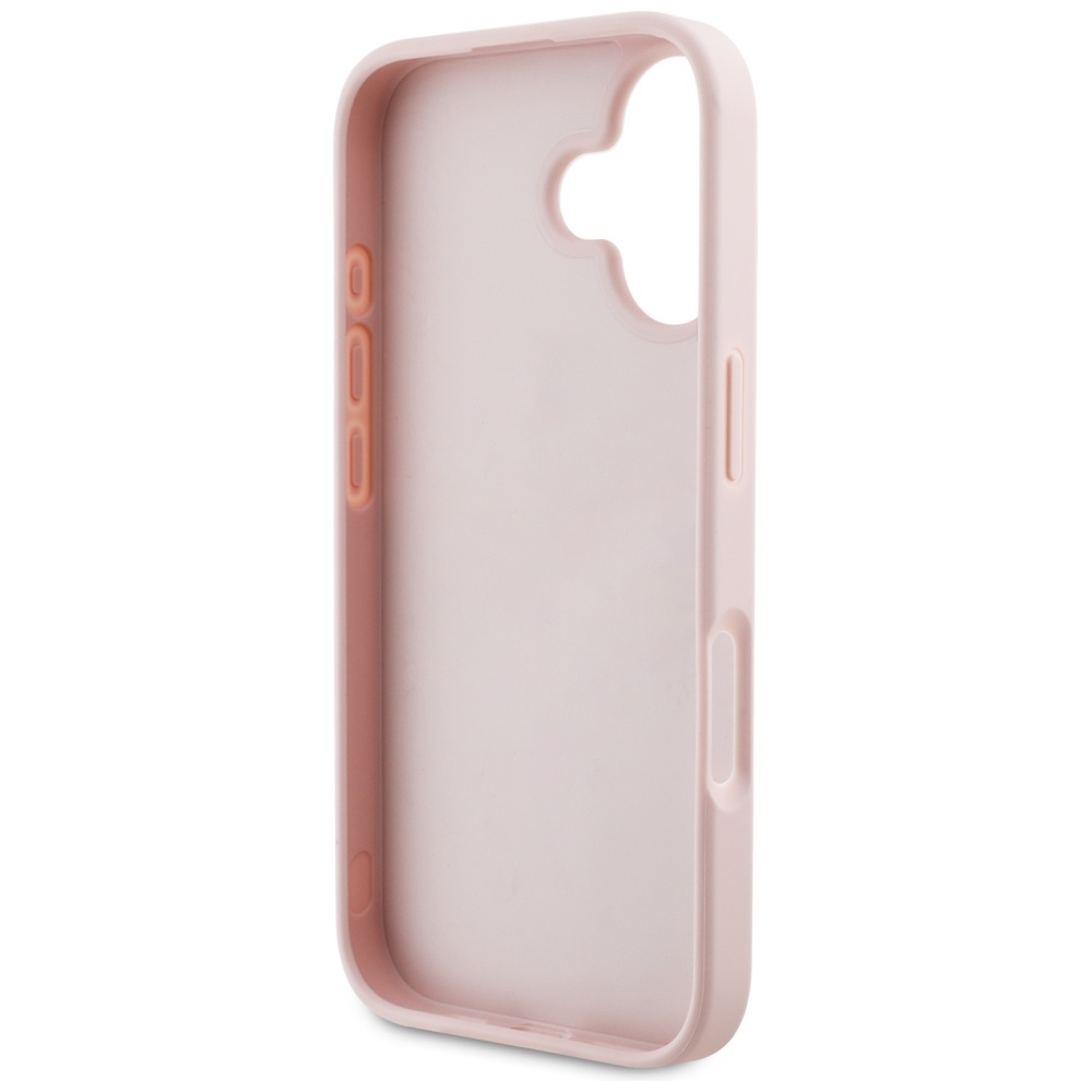 iTok webáruház - Guess Guess Grained Roses Big 4G logo tok iPhone 16 készülékhez (rózsaszín) 7 Guess Grained Roses Big 4G logo iPhone 16 case (rózsaszín)