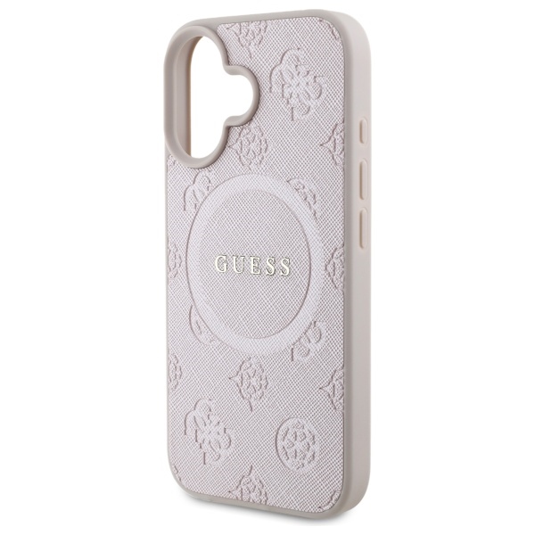 iTok webáruház - Guess Guess Saffiano Peony Classic Logo MagSafe iPhone 16 Case (rózsaszín) 6 Guess Saffiano Peony Classic Logo MagSafe iPhone 16 Case (rózsaszín)