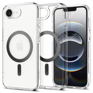 Spigen Ultra Hybrid MagSafe tok iPhone 16e / 17e Carbon Fiber (átlátszó)