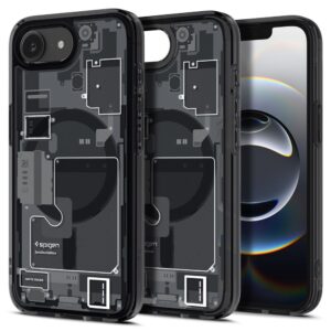 Spigen Ultra Hybrid MagSafe tok iPhone 16e / 17e készülékhez – Zero One (fekete)