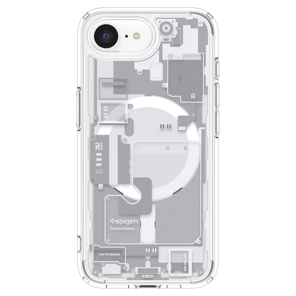 iTok webáruház - Spigen Spigen Ultra Hybrid MagSafe tok iPhone 16e / 17e Zero One (fehér) 4 Spigen Ultra Hybrid MagSafe Case for iPhone 16e / 17e Zero One (fehér)