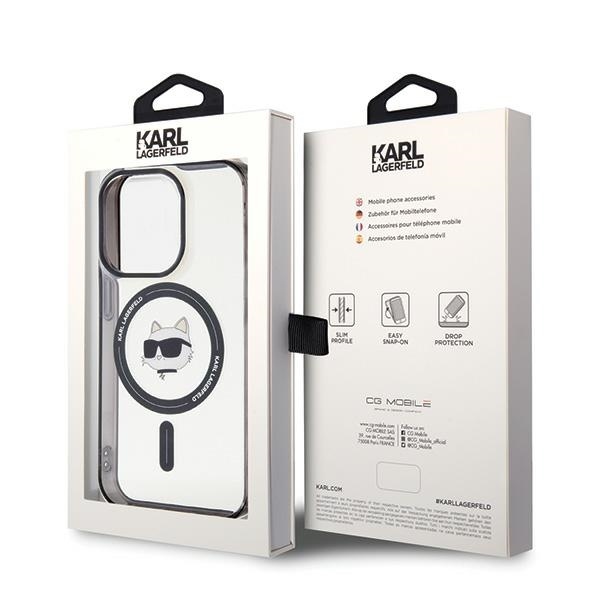 iTok webáruház - Karl Lagerfeld Karl Lagerfeld IML Choupette's Head MagSafe tok iPhone 15 Pro készülékhez (átlátszó) 8 Karl Lagerfeld IML Choupette's Head MagSafe case for iPhone 15 Pro (átlátszó)