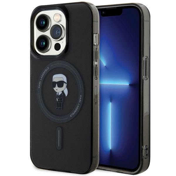 iTok webáruház - Karl Lagerfeld Karl Lagerfeld IML Ikonik MagSafe tok iPhone 15 Pro készülékhez (fekete) 1 Karl Lagerfeld IML Ikonik MagSafe case for iPhone 15 Pro (fekete)