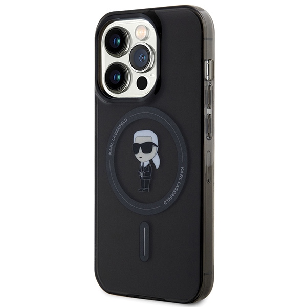 iTok webáruház - Karl Lagerfeld Karl Lagerfeld IML Ikonik MagSafe tok iPhone 15 Pro készülékhez (fekete) 2 Karl Lagerfeld IML Ikonik MagSafe case for iPhone 15 Pro (fekete)