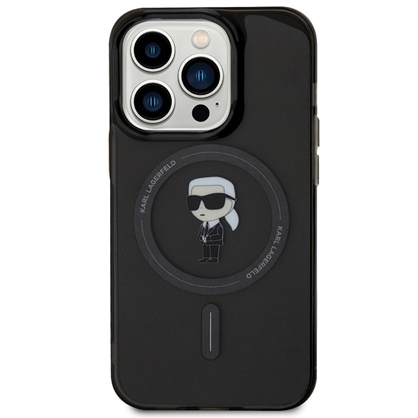 iTok webáruház - Karl Lagerfeld Karl Lagerfeld IML Ikonik MagSafe tok iPhone 15 Pro készülékhez (fekete) 3 Karl Lagerfeld IML Ikonik MagSafe case for iPhone 15 Pro (fekete)