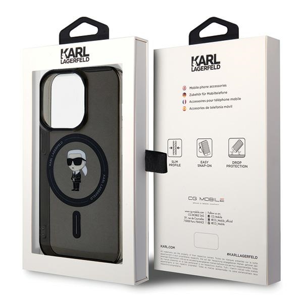iTok webáruház - Karl Lagerfeld Karl Lagerfeld IML Ikonik MagSafe tok iPhone 15 Pro készülékhez (fekete) 8 Karl Lagerfeld IML Ikonik MagSafe case for iPhone 15 Pro (fekete)