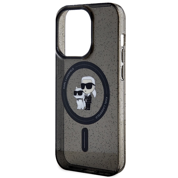 iTok webáruház - Karl Lagerfeld Karl Lagerfeld Karl&Choupette Glitter MagSafe tok iPhone 15 Pro készülékhez (fekete) 6 Karl Lagerfeld Karl&Choupette Glitter MagSafe case for iPhone 15 Pro (fekete)
