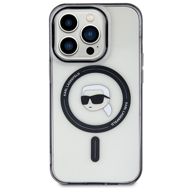 iTok webáruház - Karl Lagerfeld Karl Lagerfeld KLHMP15LHKHNOTK tok iPhone 15 Pro-hoz (átlátszó) 3 Karl Lagerfeld KLHMP15LHKHNOTK case for iPhone 15 Pro (átlátszó)