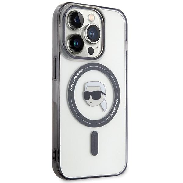 iTok webáruház - Karl Lagerfeld Karl Lagerfeld KLHMP15LHKHNOTK tok iPhone 15 Pro-hoz (átlátszó) 4 Karl Lagerfeld KLHMP15LHKHNOTK case for iPhone 15 Pro (átlátszó)