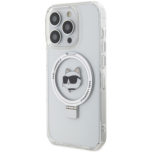 iTok webáruház - Karl Lagerfeld Karl Lagerfeld KLHMP15LHMRSCHH iPhone 15 Pro 6,1" fehér kemény tok Ring Stand Choupette Head MagSafe 2 Karl Lagerfeld KLHMP15LHMRSCHH iPhone 15 Pro 6.1" white/white hardcase Ring Stand Choupette Head MagSafe