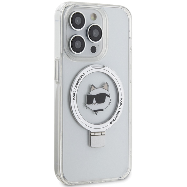 iTok webáruház - Karl Lagerfeld Karl Lagerfeld KLHMP15LHMRSCHH iPhone 15 Pro 6,1" fehér kemény tok Ring Stand Choupette Head MagSafe 4 Karl Lagerfeld KLHMP15LHMRSCHH iPhone 15 Pro 6.1" white/white hardcase Ring Stand Choupette Head MagSafe