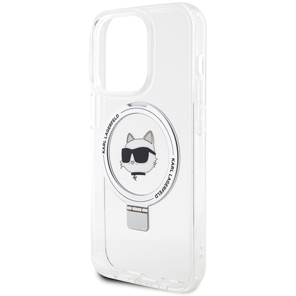 iTok webáruház - Karl Lagerfeld Karl Lagerfeld KLHMP15LHMRSCHH iPhone 15 Pro 6,1" fehér kemény tok Ring Stand Choupette Head MagSafe 6 Karl Lagerfeld KLHMP15LHMRSCHH iPhone 15 Pro 6.1" white/white hardcase Ring Stand Choupette Head MagSafe