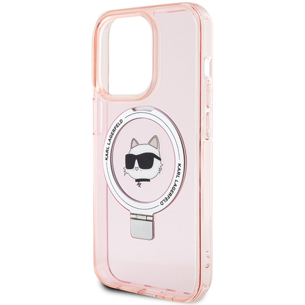 iTok webáruház - Karl Lagerfeld Karl Lagerfeld KLHMP15LHMRSCHP iPhone 15 Pro 6,1 hüvelykes rózsaszín tok Ring Stand Choupette Head MagSafe 6 Karl Lagerfeld KLHMP15LHMRSCHP iPhone 15 Pro 6.1" pink/pink hardcase Ring Stand Choupette Head MagSafe