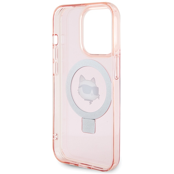 iTok webáruház - Karl Lagerfeld Karl Lagerfeld KLHMP15LHMRSCHP iPhone 15 Pro 6,1 hüvelykes rózsaszín tok Ring Stand Choupette Head MagSafe 7 Karl Lagerfeld KLHMP15LHMRSCHP iPhone 15 Pro 6.1" pink/pink hardcase Ring Stand Choupette Head MagSafe