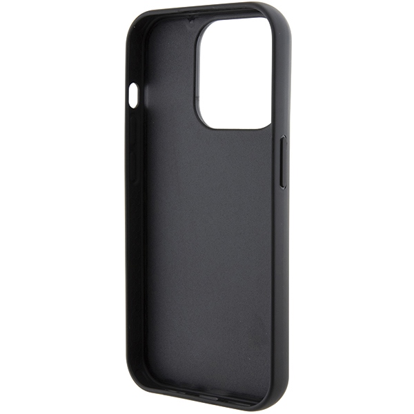iTok webáruház - Karl Lagerfeld Karl Lagerfeld Gripstand Saffiano Choupette Pins tok iPhone 15 Pro készülékhez (fekete) 8 Karl Lagerfeld Gripstand Saffiano Choupette Pins case for iPhone 15 Pro (fekete)