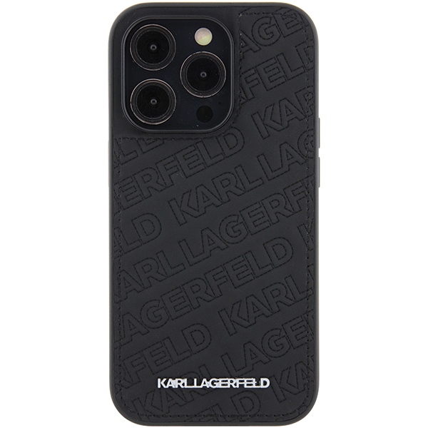iTok webáruház - Karl Lagerfeld Karl Lagerfeld Quilted K Pattern tok iPhone 15 Pro készülékhez (fekete) 3 Karl Lagerfeld Quilted K Pattern iPhone 15 Pro Case (fekete)