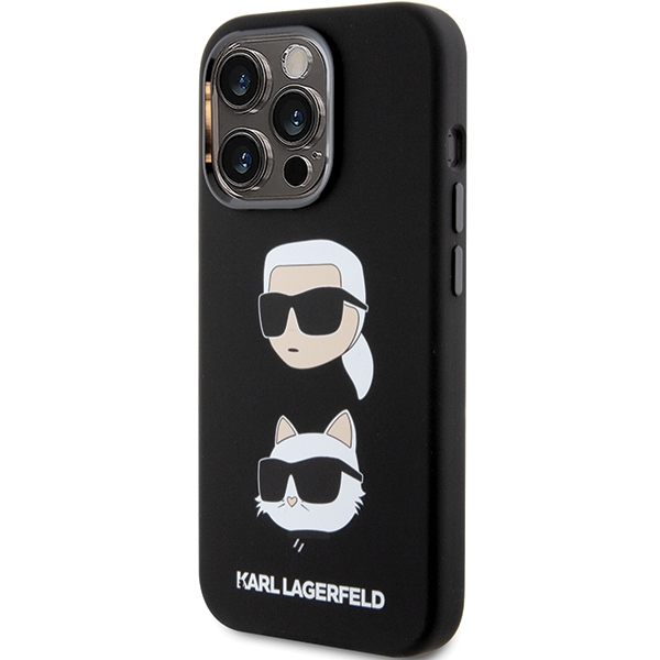 iTok webáruház - Karl Lagerfeld Karl Lagerfeld Silicone Karl&Choupette Head szilikon tok iPhone 15 Pro készülékhez (fekete) 2 Karl Lagerfeld Silicone Karl&Choupette Head case for iPhone 15 Pro (fekete)