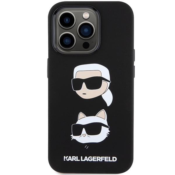iTok webáruház - Karl Lagerfeld Karl Lagerfeld Silicone Karl&Choupette Head szilikon tok iPhone 15 Pro készülékhez (fekete) 3 Karl Lagerfeld Silicone Karl&Choupette Head case for iPhone 15 Pro (fekete)