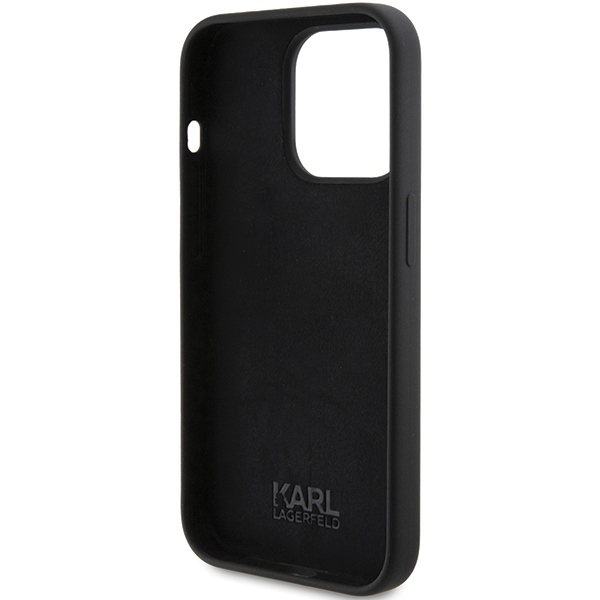 iTok webáruház - Karl Lagerfeld Karl Lagerfeld Silicone Karl Script tok iPhone 15 Pro készülékhez (fekete) 7 Karl Lagerfeld Silicone Karl Script case for iPhone 15 Pro (fekete)