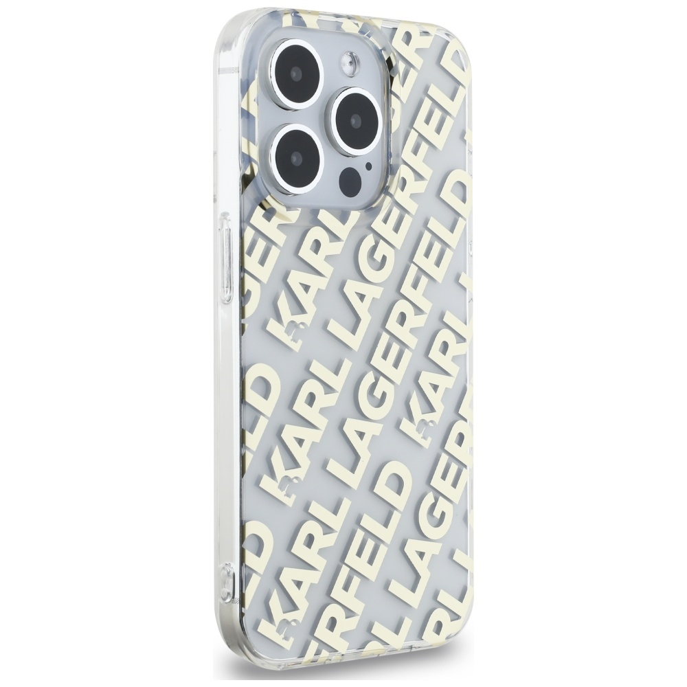 iTok webáruház - Karl Lagerfeld Karl Lagerfeld IML Fullover Logo tok iPhone 15 Pro készülékhez (arany) 4 Karl Lagerfeld IML Fullover Logo case for iPhone 15 Pro (arany)