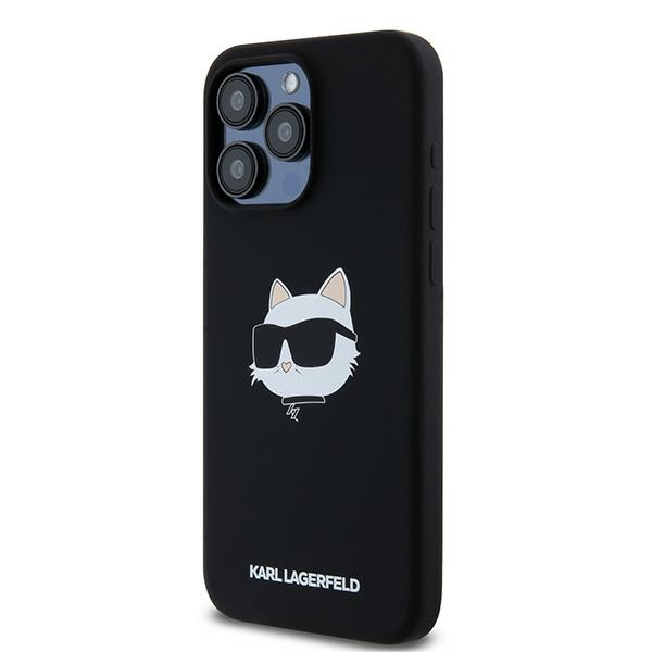 iTok webáruház - Karl Lagerfeld Karl Lagerfeld Silicone Choupette Head MagSafe szilikon tok iPhone 15 Pro készülékhez (fekete) 2 Karl Lagerfeld Silicone Choupette Head MagSafe case for iPhone 15 Pro (fekete)