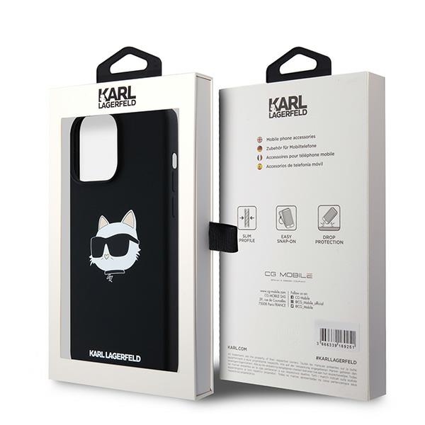iTok webáruház - Karl Lagerfeld Karl Lagerfeld Silicone Choupette Head MagSafe szilikon tok iPhone 15 Pro készülékhez (fekete) 8 Karl Lagerfeld Silicone Choupette Head MagSafe case for iPhone 15 Pro (fekete)