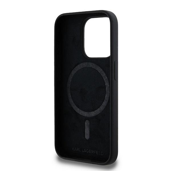 iTok webáruház - Karl Lagerfeld Karl Lagerfeld Silicone Karl&Choupette MagSafe tok iPhone 15 Pro készülékhez (fekete) 7 Karl Lagerfeld Silicone Karl&Choupette MagSafe case for iPhone 15 Pro (fekete)