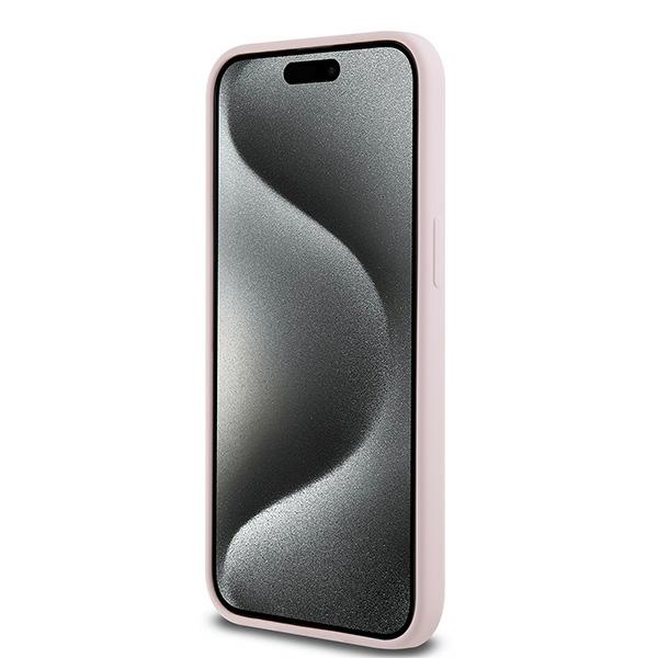 iTok webáruház - Karl Lagerfeld Karl Lagerfeld Silicone Karl & Choupette MagSafe tok iPhone 15 Pro készülékhez (rózsaszín) 5 Karl Lagerfeld Silicone Karl&Choupette MagSafe Case for iPhone 15 Pro (rózsaszín)