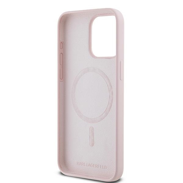 iTok webáruház - Karl Lagerfeld Karl Lagerfeld Silicone Karl & Choupette MagSafe tok iPhone 15 Pro készülékhez (rózsaszín) 7 Karl Lagerfeld Silicone Karl&Choupette MagSafe Case for iPhone 15 Pro (rózsaszín)