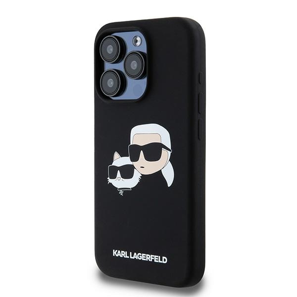 iTok webáruház - Karl Lagerfeld Karl Lagerfeld Silicone Karl&Choupette MagSafe tok iPhone 15 Pro készülékhez (fekete) 2 Karl Lagerfeld Silicone Karl&Choupette MagSafe case for iPhone 15 Pro (fekete)