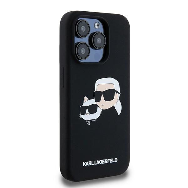 iTok webáruház - Karl Lagerfeld Karl Lagerfeld Silicone Karl&Choupette MagSafe tok iPhone 15 Pro készülékhez (fekete) 4 Karl Lagerfeld Silicone Karl&Choupette MagSafe case for iPhone 15 Pro (fekete)