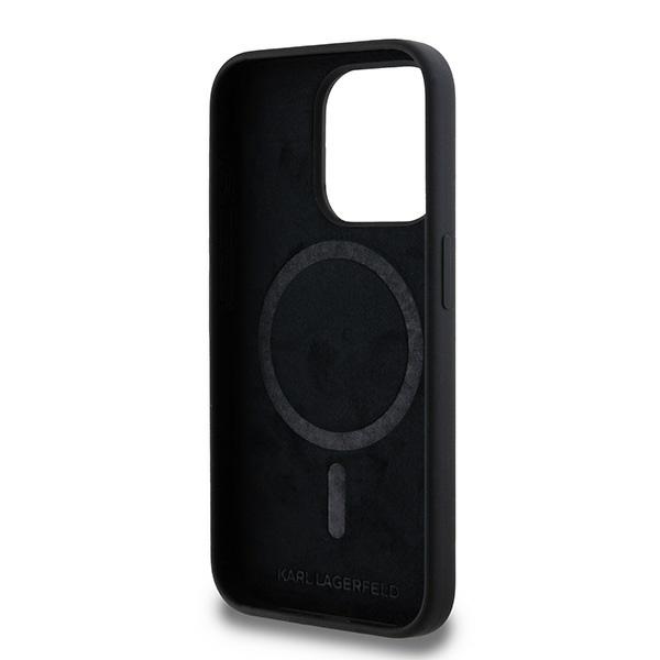 iTok webáruház - Karl Lagerfeld Karl Lagerfeld Silicone Karl&Choupette MagSafe tok iPhone 15 Pro készülékhez (fekete) 7 Karl Lagerfeld Silicone Karl&Choupette MagSafe case for iPhone 15 Pro (fekete)