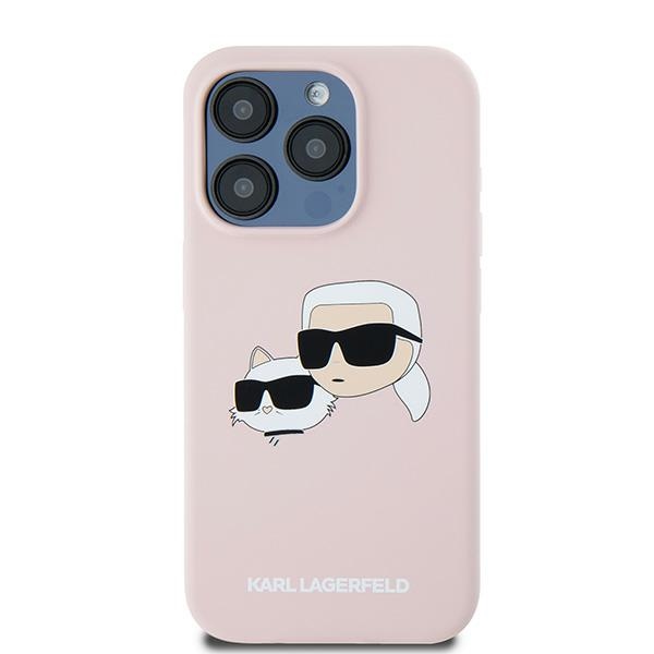 iTok webáruház - Karl Lagerfeld Karl Lagerfeld Silicone Karl & Choupette MagSafe tok iPhone 15 Pro készülékhez (rózsaszín) 3 Karl Lagerfeld Silicone Karl&Choupette MagSafe Case for iPhone 15 Pro (rózsaszín)
