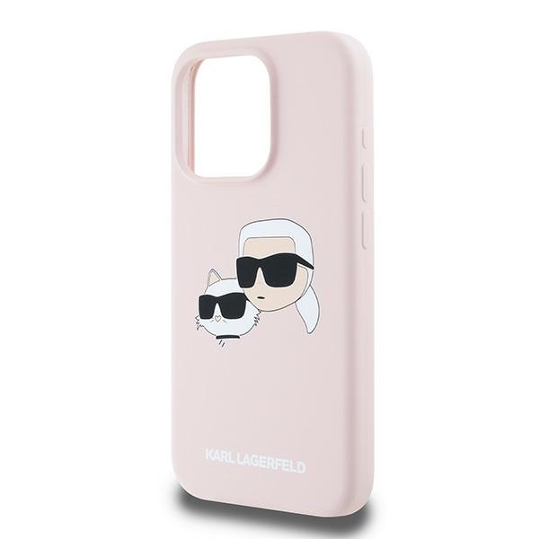 iTok webáruház - Karl Lagerfeld Karl Lagerfeld Silicone Karl & Choupette MagSafe tok iPhone 15 Pro készülékhez (rózsaszín) 6 Karl Lagerfeld Silicone Karl&Choupette MagSafe Case for iPhone 15 Pro (rózsaszín)