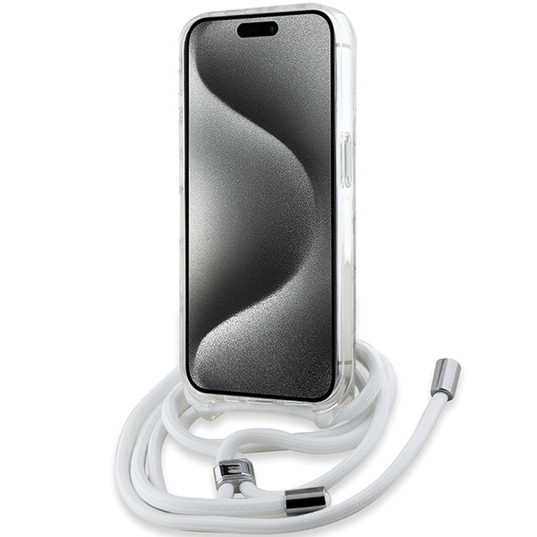 iTok webáruház - Karl Lagerfeld Karl Lagerfeld Crossbody IML Karl Head MagSafe tok iPhone 15 Pro készülékhez (átlátszó) 4 Karl Lagerfeld Crossbody IML Karl Head MagSafe case for iPhone 15 Pro (átlátszó)