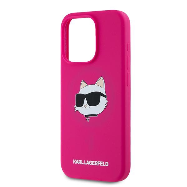 iTok webáruház - Karl Lagerfeld Karl Lagerfeld Silicone Choupette Head MagSafe szilikon tok iPhone 15 Pro készülékhez (rózsaszín) 6 Karl Lagerfeld Silicone Choupette Head MagSafe case for iPhone 15 Pro (rózsaszín)